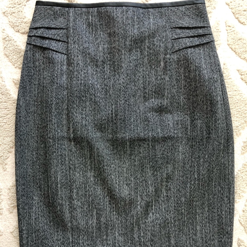 Express Faux Leather Lined Pencil Skirt Sz 0